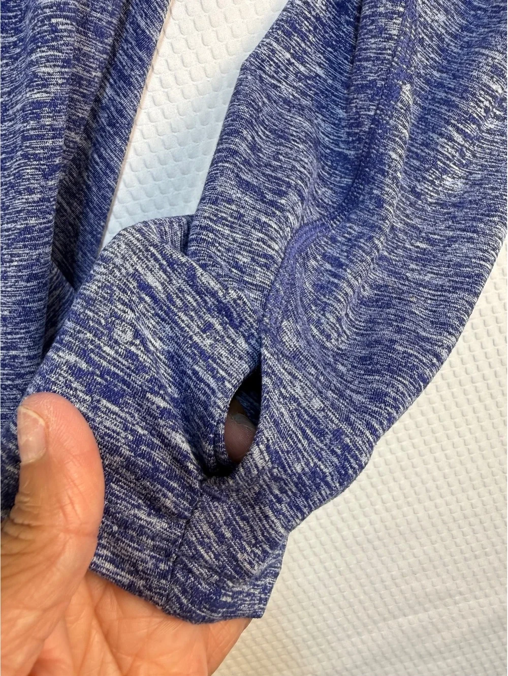 Nike Running Mens XL Dri-FIT Element 1/2 Zip Blue Heather Athletic Pullover